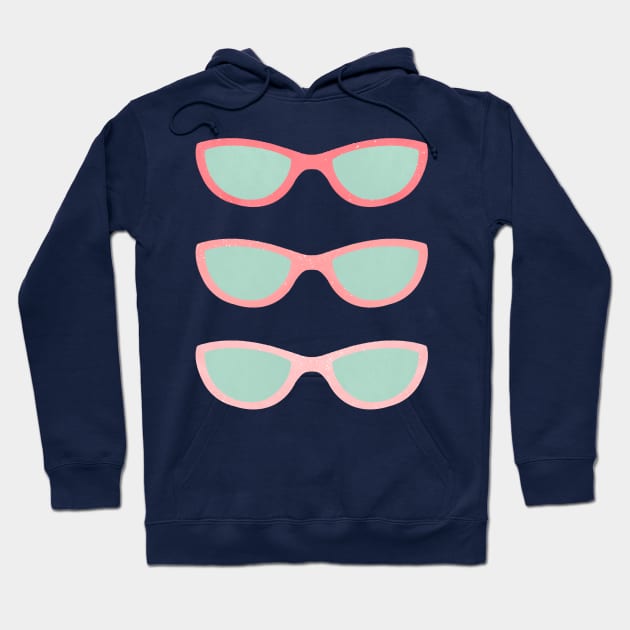 Pink sunglasses Hoodie by Home Cyn Home 